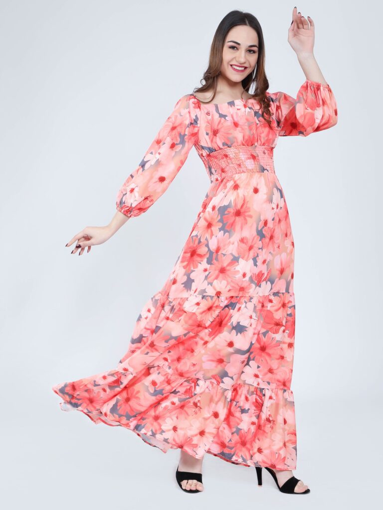 FLORAL MAXI DRESS
