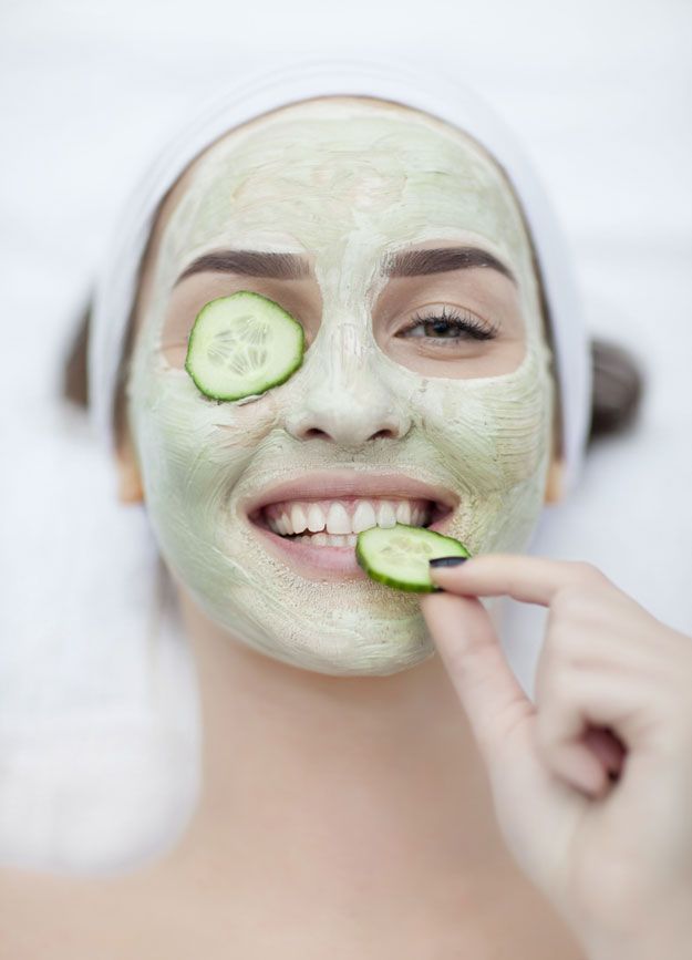 homemade cucumber face mask