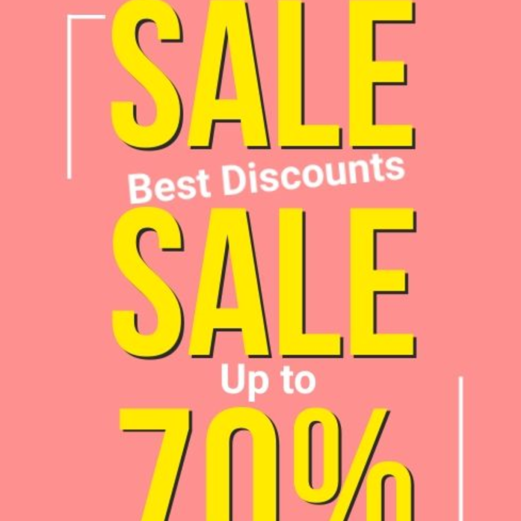 sale and discount