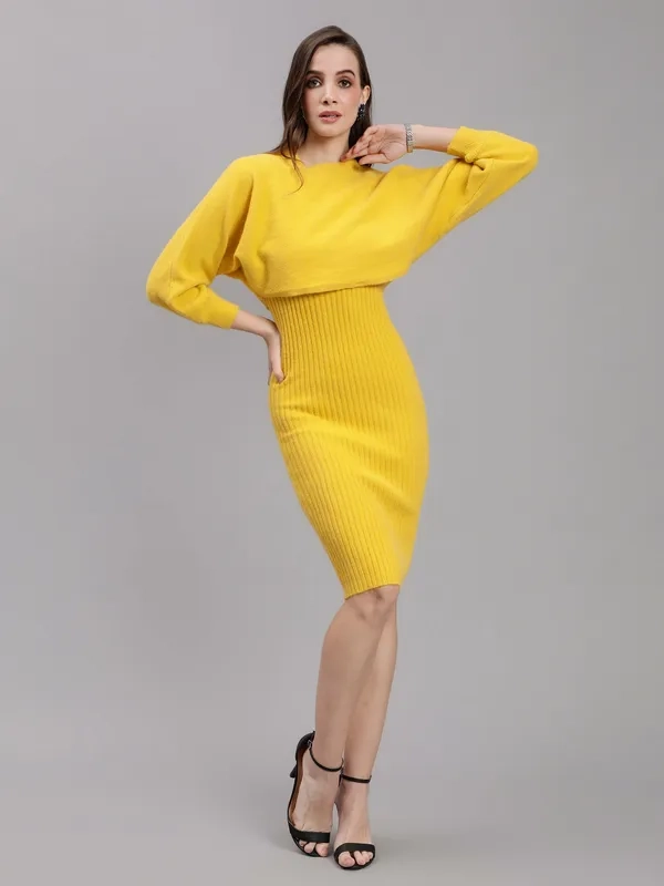 how to style bodycon dress style in winter