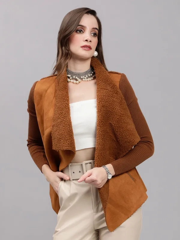 How to layer outfits for Indian winters - Classic Shawl Collar Shrug
