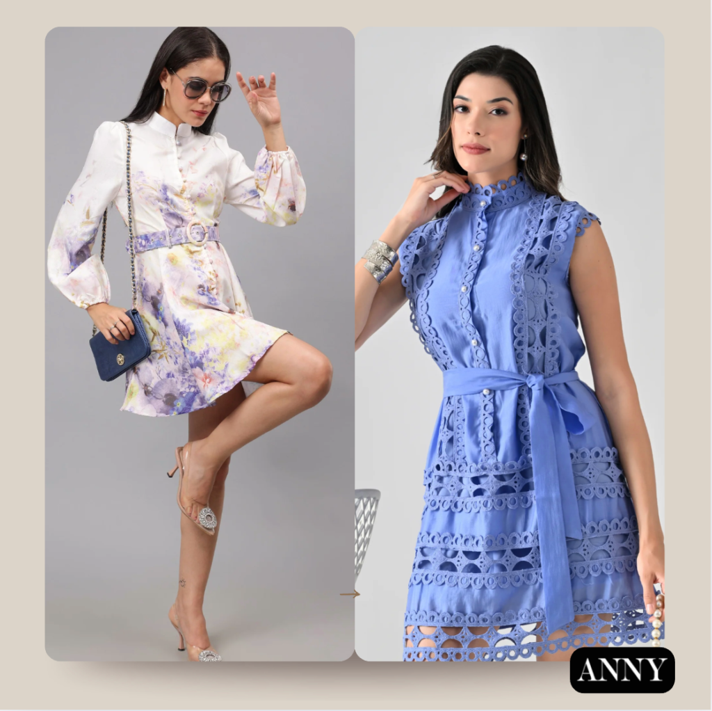 Buy women’s party wear short dresses at ANNY