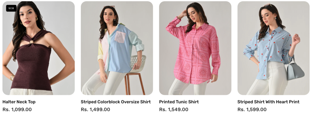 Buy Women's Tops Online at ANNY