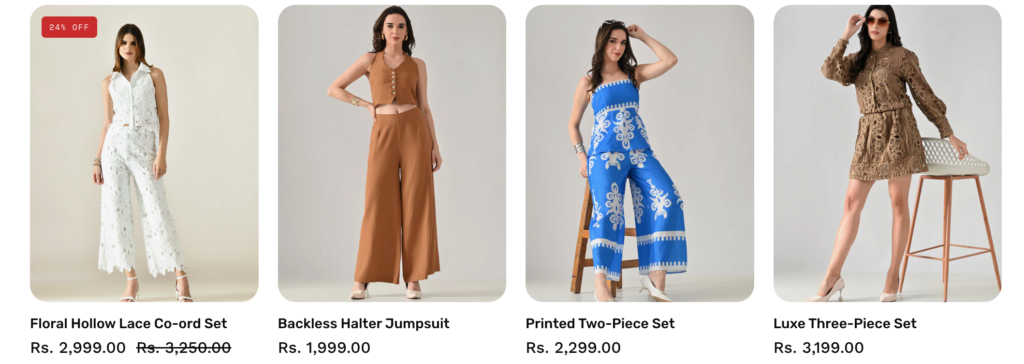 coored set for women - ANNY