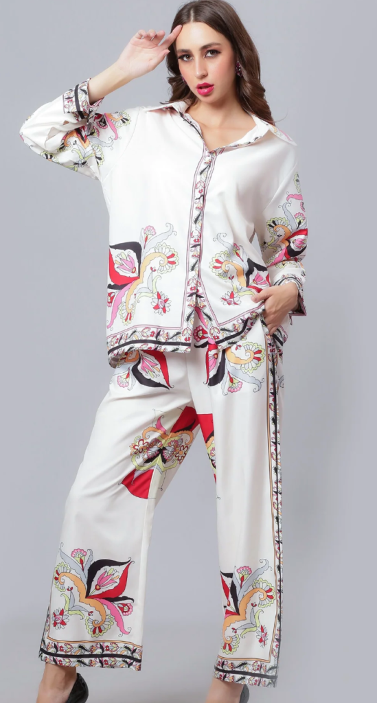 Floral Pattern Two-Piece Set for Women – ₹1,899 - ANNY