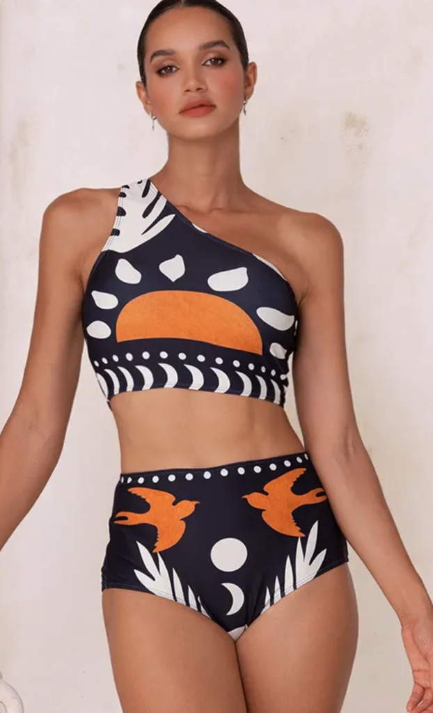 Printed Bikini and Pant Set - ANNY