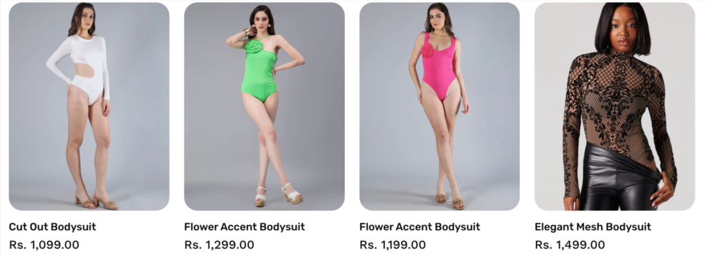 Stylish and Trendy Bodysuits for Women at ANNY