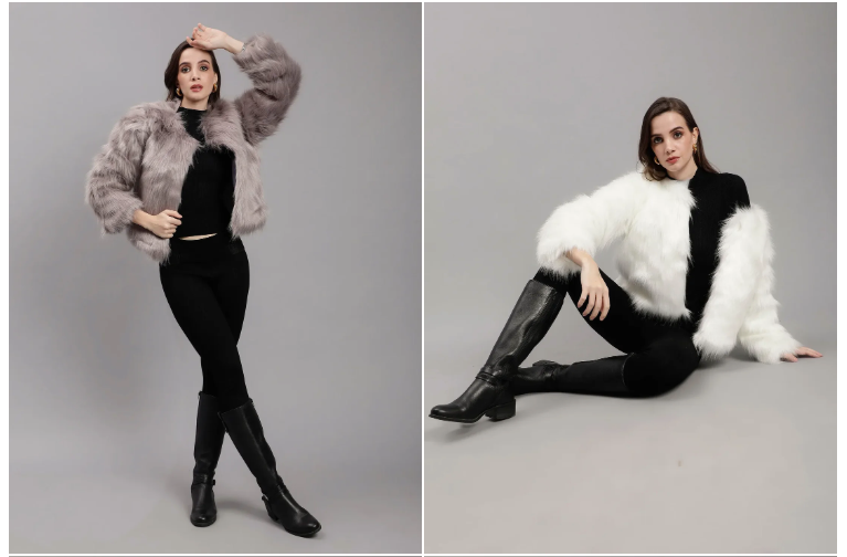 Women’s winter travel style - Luxurious Faux Fur Coat